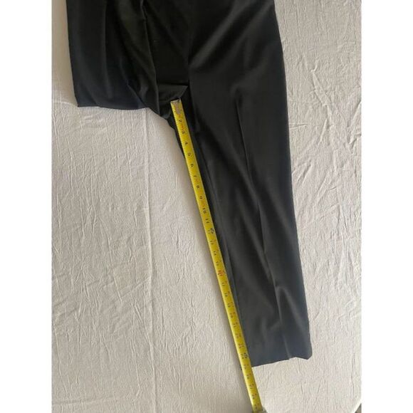 St John Caviar Cropped Ankle Pants Slacks Women Size 8 Black - Picture 6 of 9